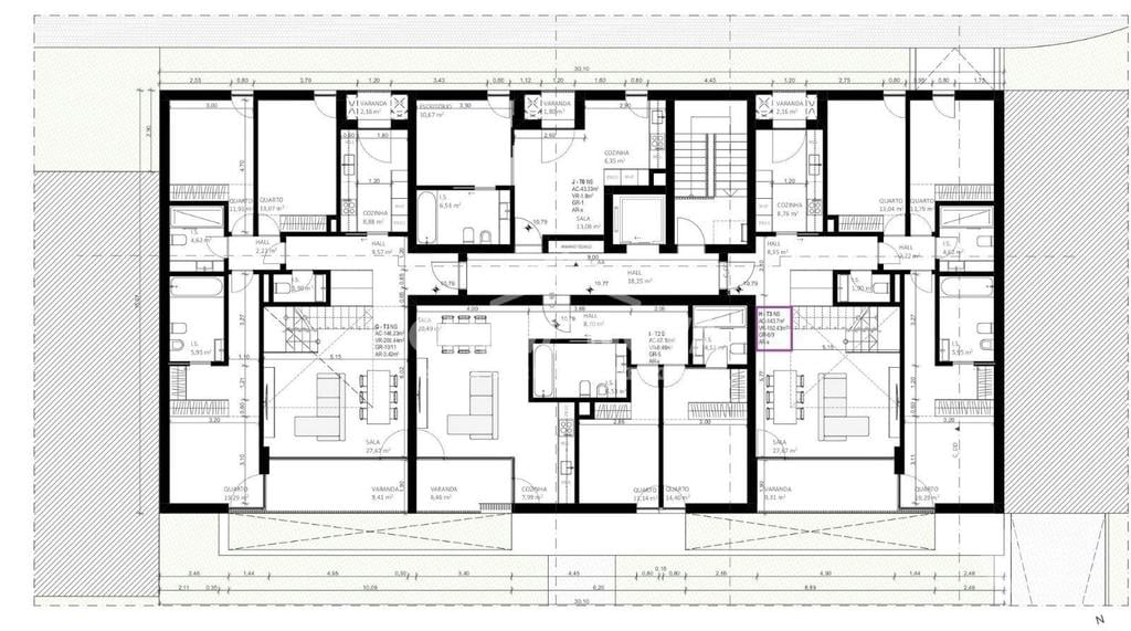 Apartamentos a venda Vagos - Fotos para Apartamento T3 duplex com terraço novo na Praia da Vagueira
