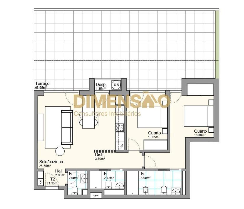 Apartamentos a venda Gondomar - Fotos para Apartamento T2 novo para venda em Fânzeres DCI106C (DCI106C)