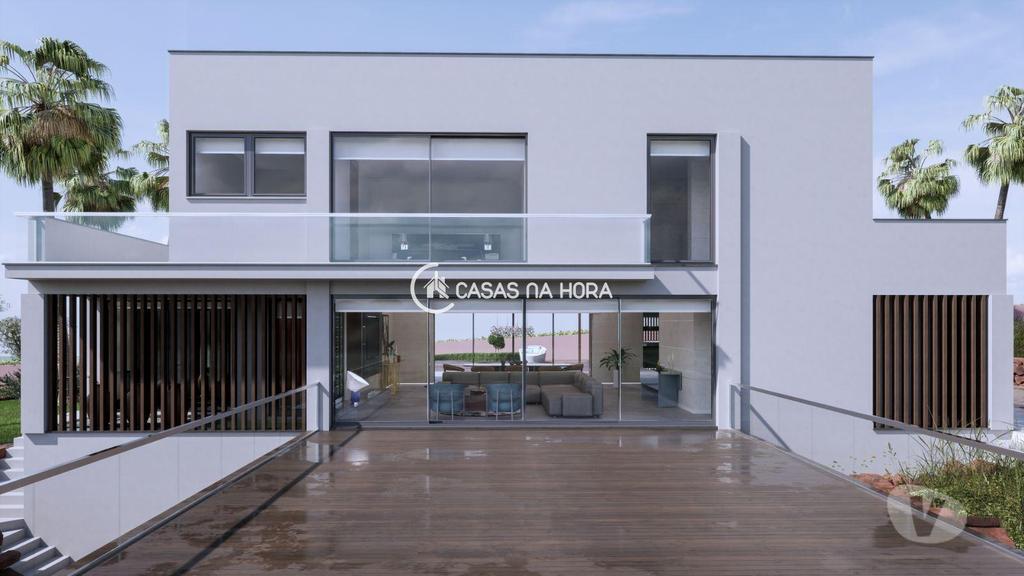 Apartamentos a venda Lagos - Fotos para Moradia de luxo T4 de arquitetura com piscina, jardim e garagem