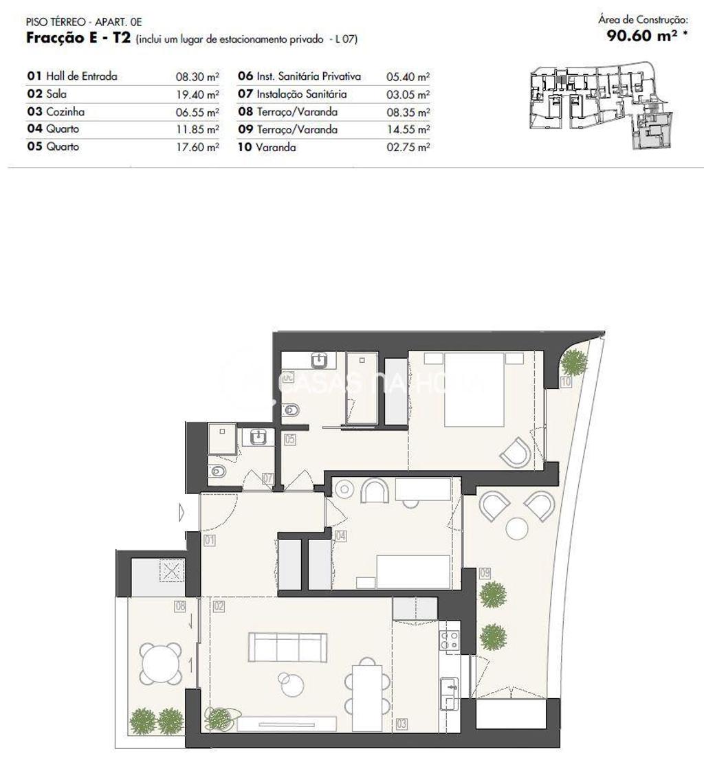 Apartamentos a venda Lagos - Fotos para T2 de luxo com piscina, garagem, jardim, sauna e ginásio a 300