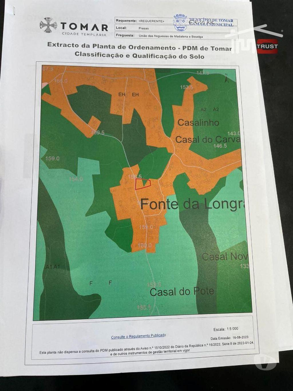 Comprar Loja Tomar - Fotos para Terreno Rustico com viabilidade de construção