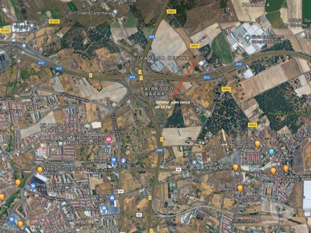 Comprar Loja Montijo - Fotos para Terreno industrial 17ha Montijo PIP aprovado com licenças a...