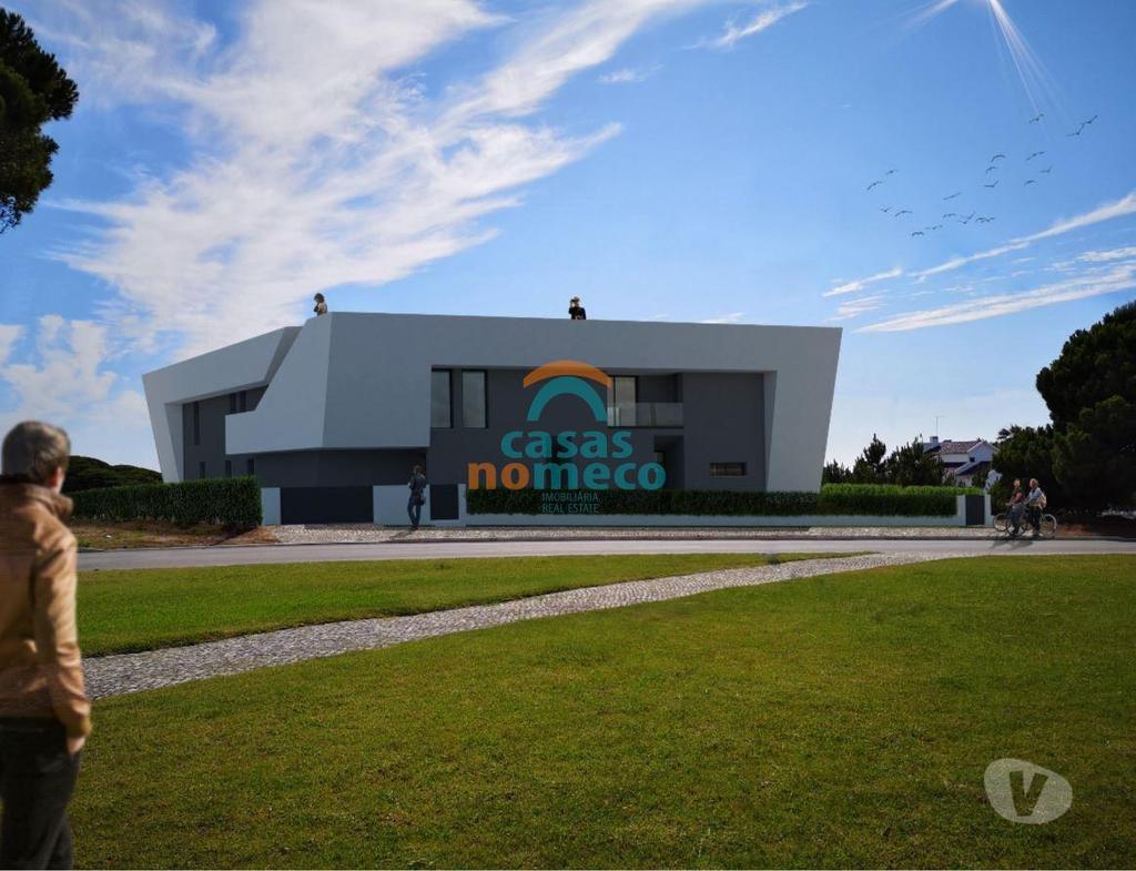 Terrenos Sesimbra - Fotos para Junto à praia de Alfarim e Meco, excelente terreno com projeto