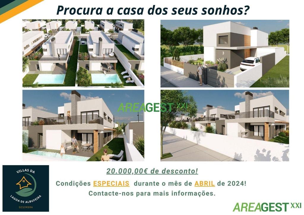 Terrenos Sesimbra - Fotos para VILLAS DA LAGOA DE ALBUFEIRA - Lote de terreno com projeto