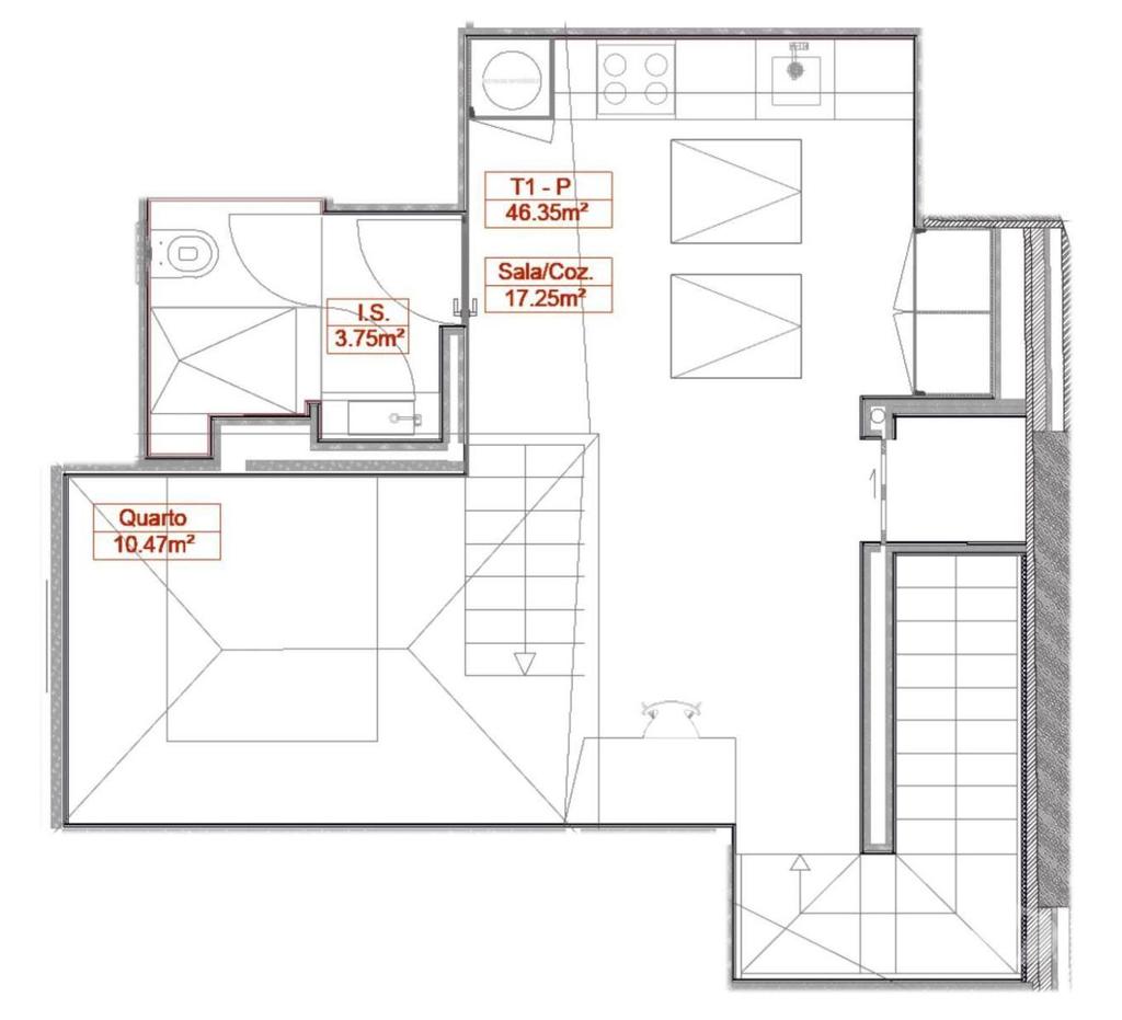 Apartamentos a venda Porto - Fotos para Apartamento T1 Duplex DOM HUGO IX no Centro Histórico do Porto