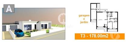Casas para vender - Fotos para Moradia T3 Térrea Nova em Construção (265-M-01526)
