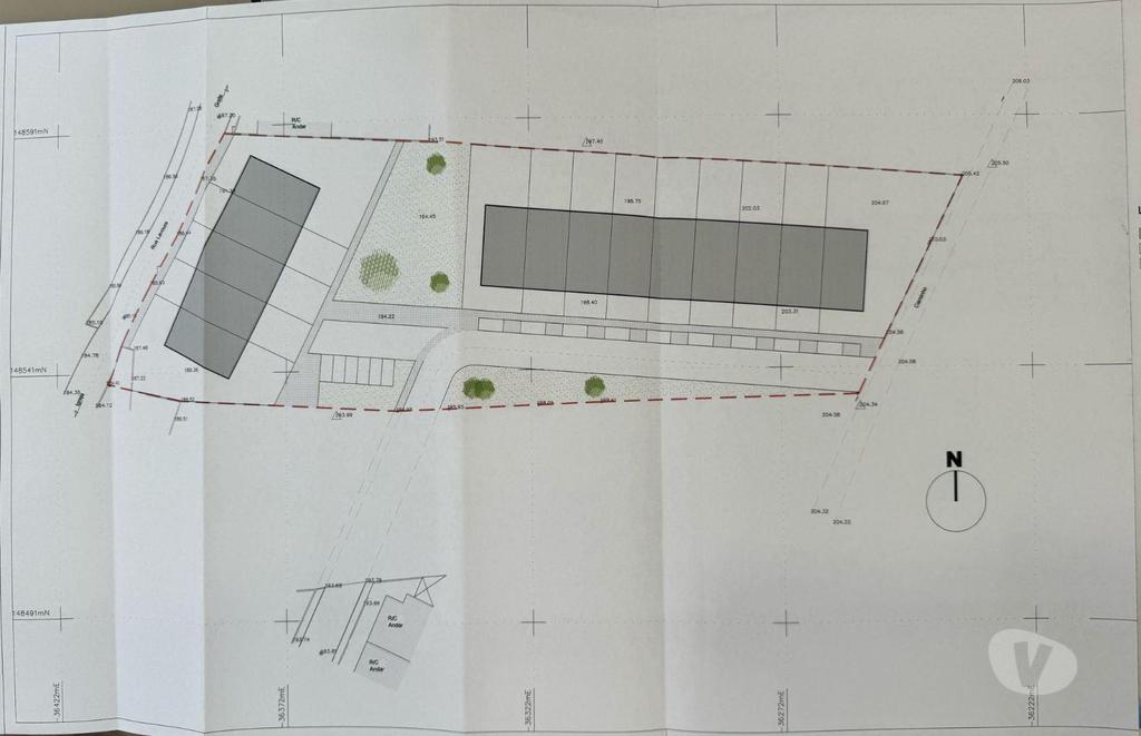 Terrenos Santa Maria da Feira - Fotos para Terreno com 7706m2 para construção de 14 moradias - Nogueira