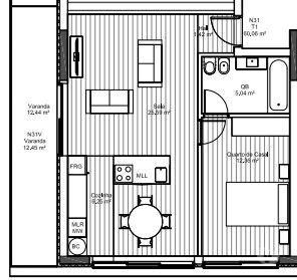 Apartamentos a venda Matosinhos - Fotos para Matosinhos-Apartamento T1 - Caulinos Residence (GRJ 00126)