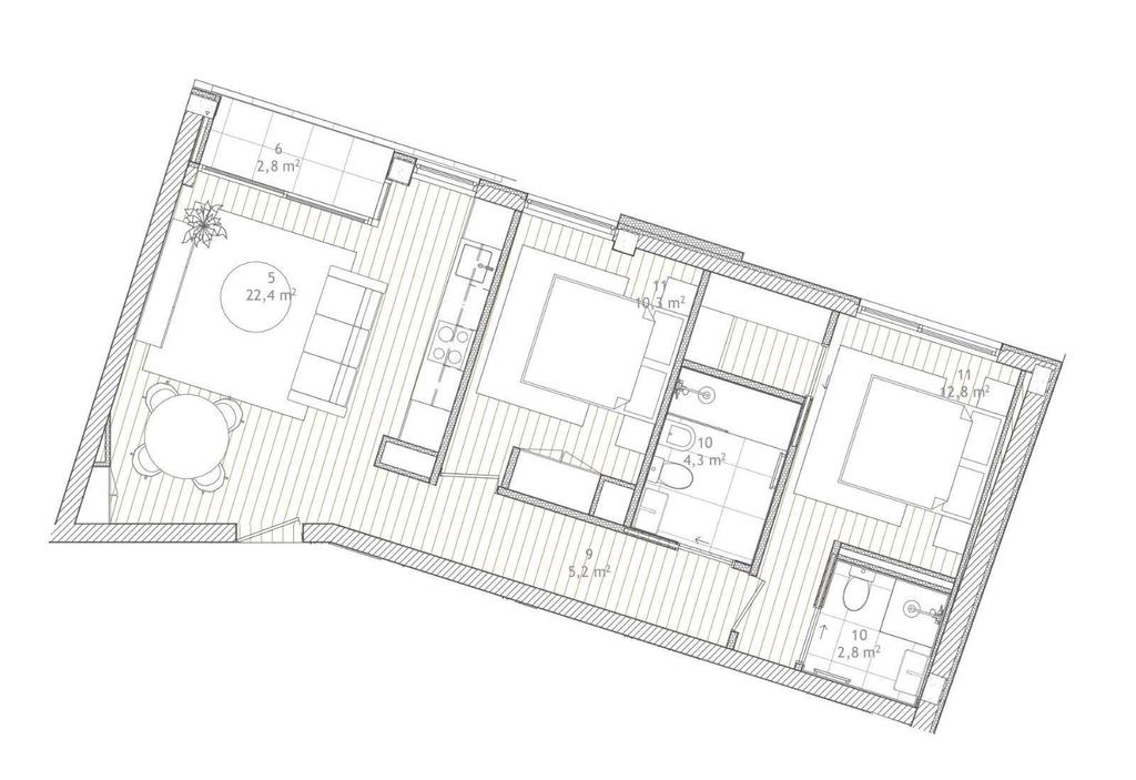 Apartamentos a venda Matosinhos - Fotos para Matosinhos-T2 em Guifões (022 24)