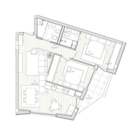 Apartamentos para vender - Fotos para Matosinhos-T2 em Guifões (022 24)