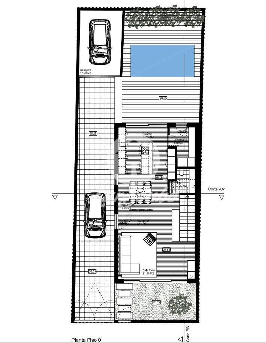 Terrenos Matosinhos - Fotos para Terreno com projeto aprovado para Moradia Geminada Tipo II perto
