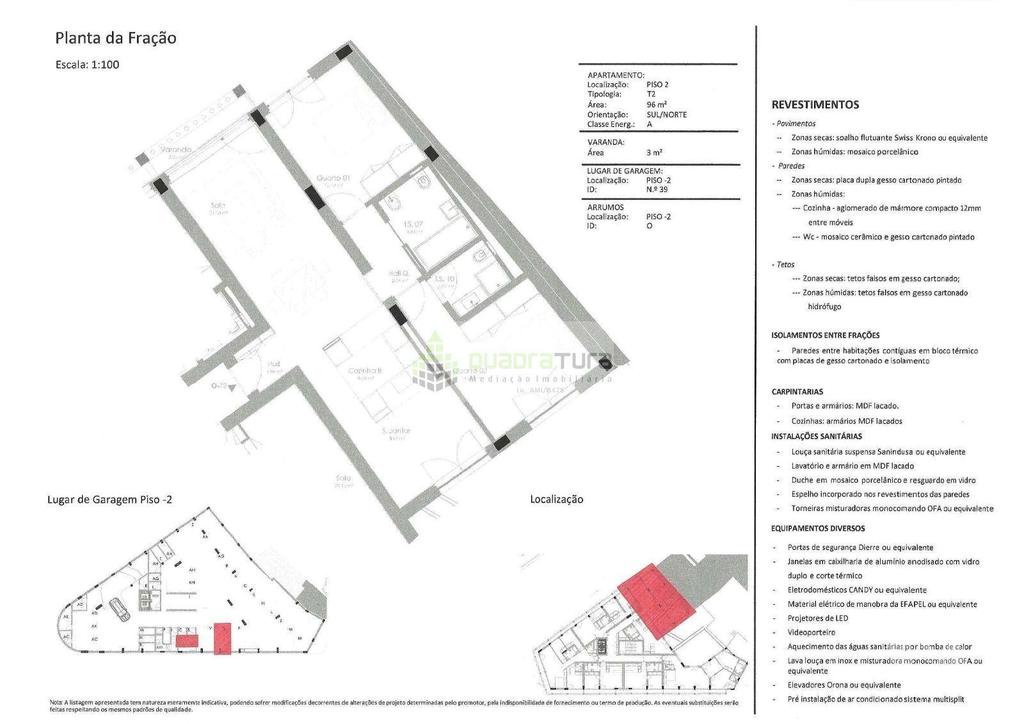 Apartamentos a venda Porto - Fotos para Apartamento T2 C Varanda Lugar de Garagem e Arrumo BONFIM