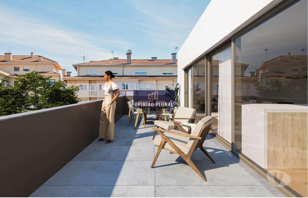 Apartamentos a venda Espinho - Fotos para Apartamento Tipologia T3 Recuado Novo com Terraço no Centro de