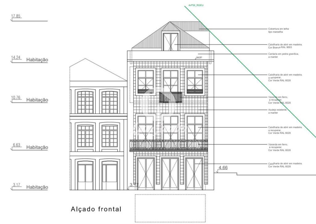 Apartamentos a venda Vila do Conde - Fotos para Vila-do-conde-Prédio com 1.239m2 frente ao Rio Ave (240-M-23003)