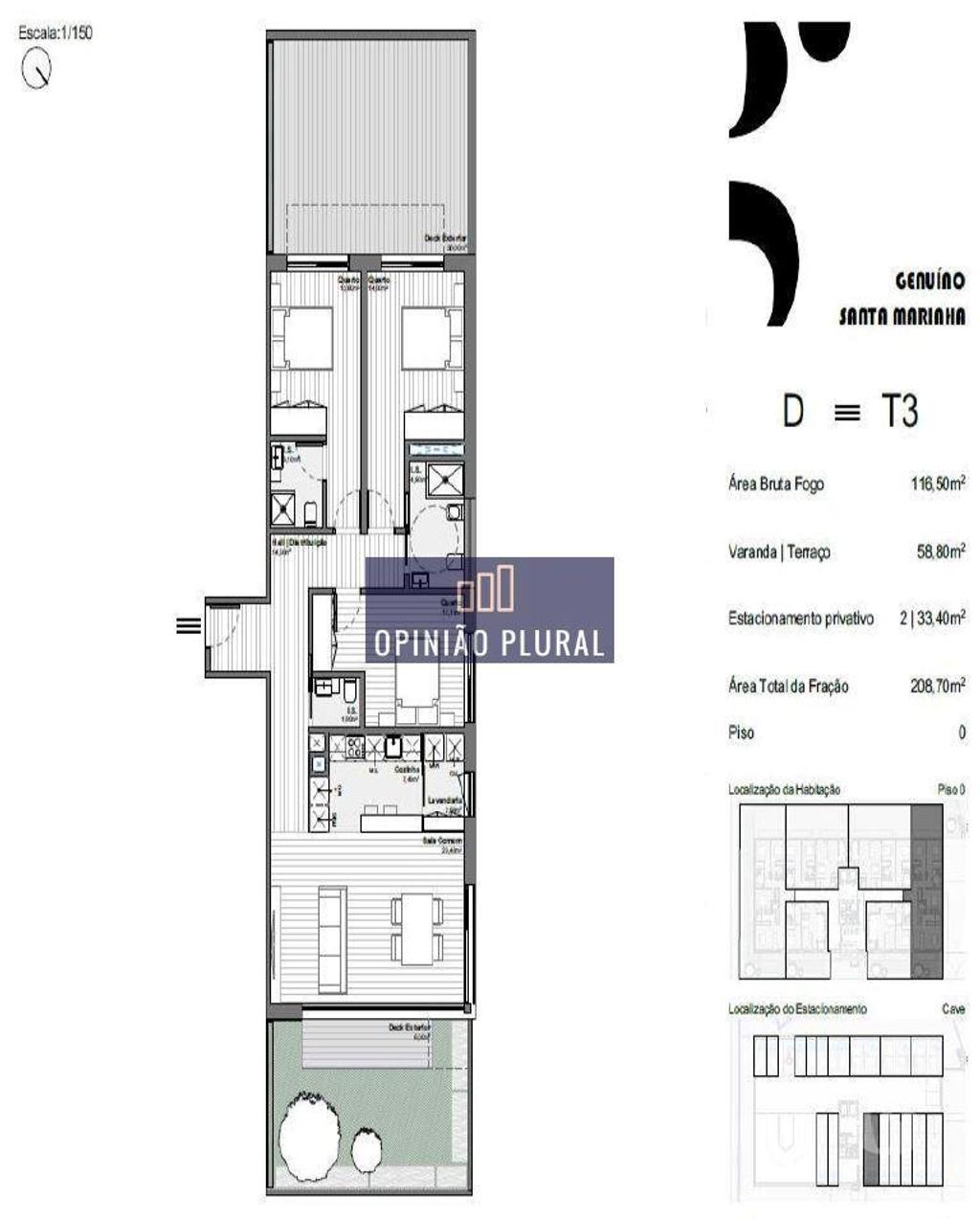 Apartamentos a venda Vila Nova de Gaia - Fotos para Apartamento Tipologia T3 Novo em Santa Marinha (JS474DSM)