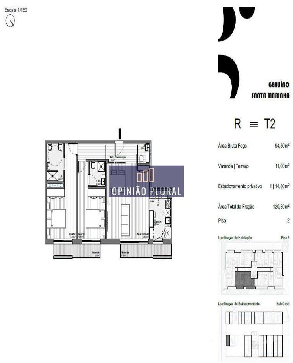 Apartamentos a venda Vila Nova de Gaia - Fotos para Vila-nova-de-gaia-Apartamento T2 Novo em Santa Marinha (JS486RSM)