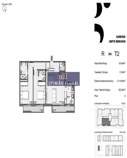 Apartamentos para vender - Fotos para Vila-nova-de-gaia-Apartamento T2 Novo em Santa Marinha (JS486RSM)