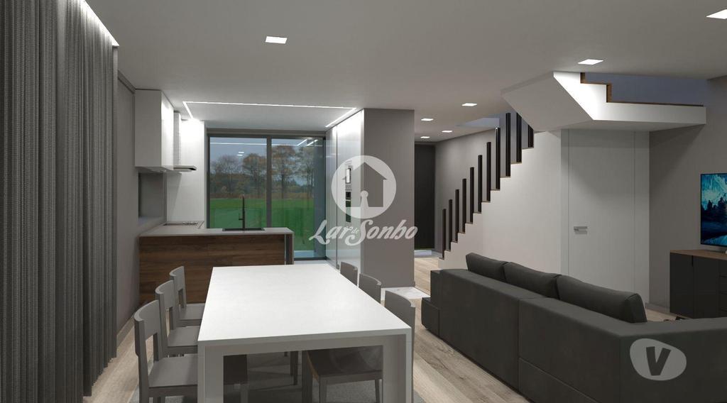 Apartamentos a venda Braga - Fotos para Moradia T3 NOVA em gaveto com G.F. p 2 carros em Tebosa, Braga