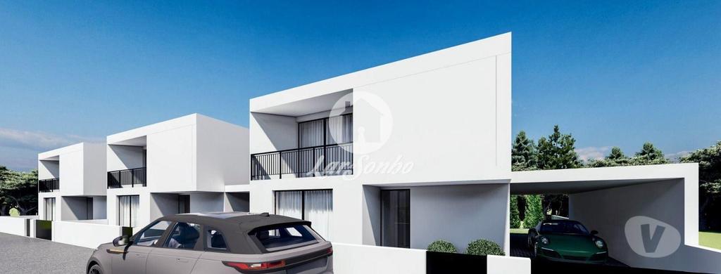 Apartamentos a venda Vila Nova de Famalicão - Fotos para Moradias T3 gaveto NOVAS com L.G. p 2 carros em Delães