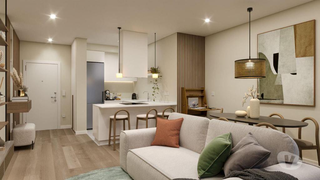 Apartamentos a venda Vila Nova de Gaia - Fotos para Apartamento T1 Novo c Lugar de Garagem em Canidelo (GN 02115)