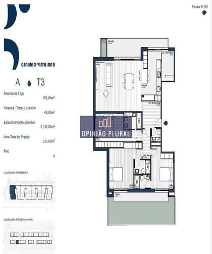 casas para vender - Fotos para Apartamento T3 Novo Três Frentes em Arcozelo (JS497AGVM)