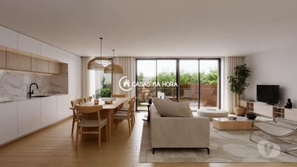 Casas a venda - Fotos para Apartamento Novo T2 com Varanda e pátio, jardim e terraço