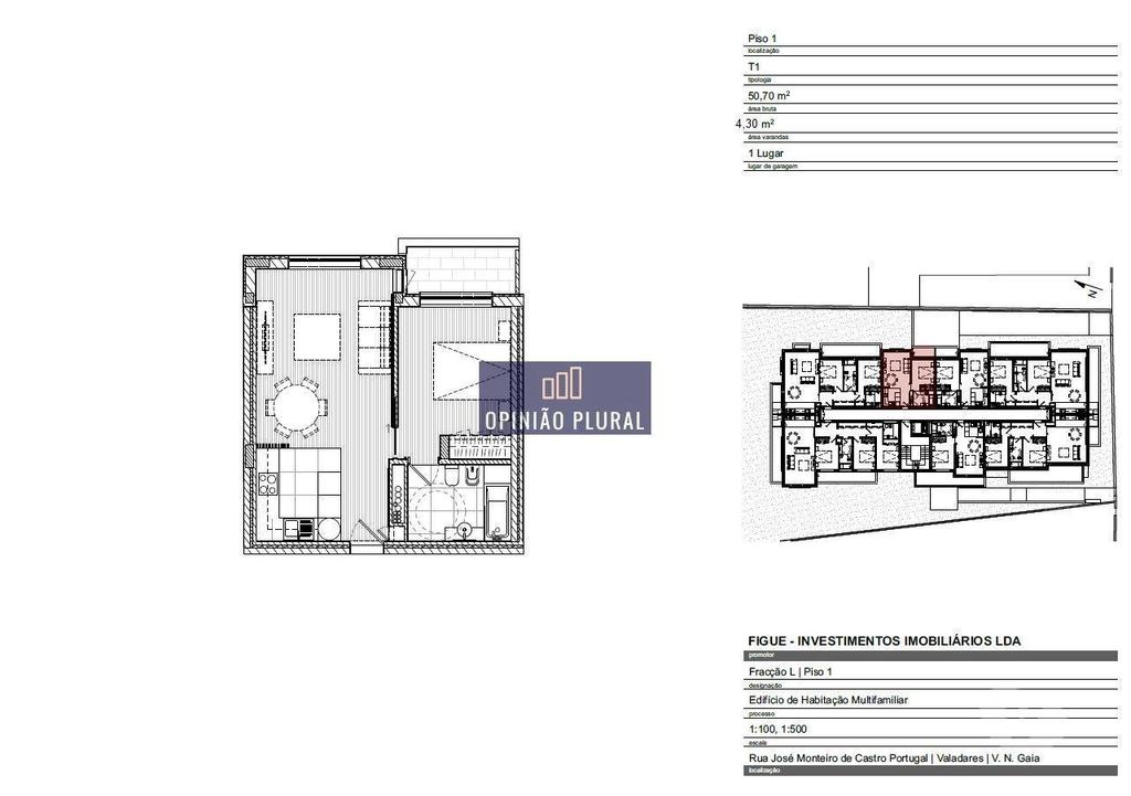 Apartamentos a venda Vila Nova de Gaia - Fotos para Apartamento Tipologia T1 Novo em Valadares (MSUMRIIL)