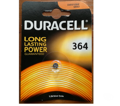 Acessórios - Fotos para Pilha Tipo Botão DURACELL 364 Nova