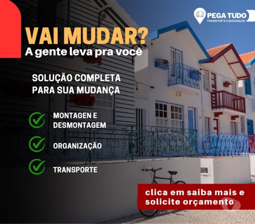 Mudanças - Transportadora Oeiras - Fotos para Transportes Mudanças Pega Tudo